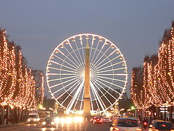 La gran noria de París.