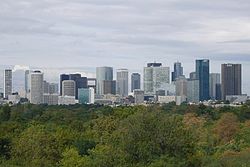 El distrito financiero y económico de París.